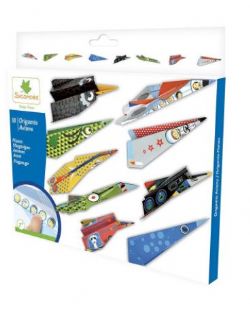 POCHETTE ORIGAMIS AVIONS 18 FEUILLES